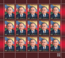 RUSSIA - 2023 -  SHEET MNH ** - 100th Birth Anniversary Of G. Aliyev (1923–2003) - Ungebraucht