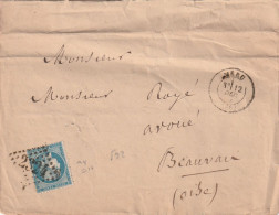 Lettre De Méru à Beauvais LSC - 1849-1876: Klassik