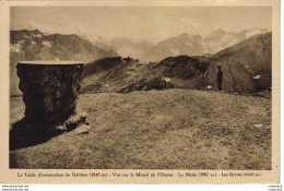 05 Vers BRIANCON Table D'Orientation Du GALIBIER Massif De L'Oisans La Meije Les Ecrins VOIR DOS - Briancon