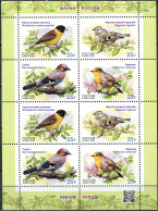 RUSSIA - 2022 - MINIATURE SHEET MNH ** - Fauna Of Russia. Songbirds - Unused Stamps