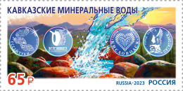 RUSSIA - 2023 -  STAMP MNH ** - Caucasian Mineral Waters - Unused Stamps