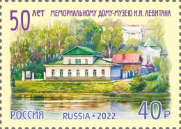 RUSSIA - 2022 -  STAMP MNH ** - Levitan Memorial House-Museum - Neufs