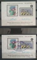 Germany 1995 Offizieller Farbsonderdruck Deutsche Sporthilfe Für Den Sport Rhythmic Gymnastics 2 MNH & CTO - Ginnastica