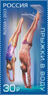 RUSSIA - 2023 -  STAMP MNH ** - Types Of Sports. Springboard Diving - Neufs