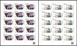 RUSSIA - 2022 - SET OF 2 M/SHEETS MNH ** - Lighthouses Of Russia - Unused Stamps