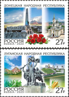 RUSSIA - 2023 - SET MNH ** - Donetsk People's Rep. Lugansk People's Rep - Unused Stamps