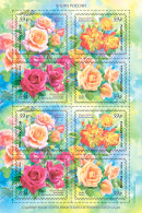 RUSSIA - 2022 - MINIATURE SHEET MNH ** - Flora Of Russia. Flowers. Roses - Neufs