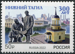 RUSSIA - 2022 -  STAMP MNH ** - 300th Anniversary Of Nizhny Tagil - Ungebraucht