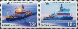 RUSSIA - 2022 - SET MNH ** - Nuclear-Powered Icebreaking Fleet Of Russia - Ungebraucht