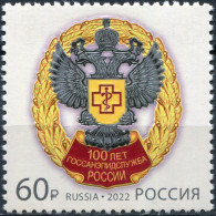 RUSSIA - 2022 -  STAMP MNH ** - State Sanitary And Epidemiological Service - Nuovi