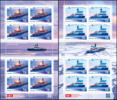 RUSSIA - 2022 - SET MNH ** - Nuclear-Powered Icebreaking Fleet Of Russia - Unused Stamps