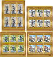 RUSSIA - 2023 - SET OF  M/SHEETS MNH ** - Contemporary Art Of Russia - Neufs