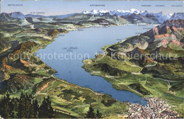 11754878 Geneve GE Et Lac Leman Panorama Geneve - Autres & Non Classés