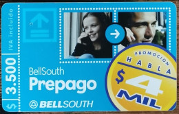 Carte De Recharge - BellSouth Prepago Tillefoankaart Mobile Chili  Télécarte ~48 - Chili