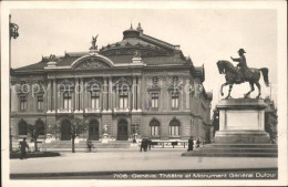 11754803 Geneve GE Theatre Et Monument General Dufour Geneve - Autres & Non Classés