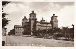 FERRARA - CASTELLO ESTENSE DA VIALE CAVOUR - F.P. - Ferrara