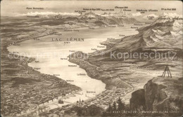 11754793 Geneve GE Et Lac Leman Panorama Vue Generale Geneve - Autres & Non Classés