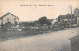 Pont De Poitte Gare Tramway Menuiserie Hugonnet Canton Clairvaux éd Desaix - Autres & Non Classés