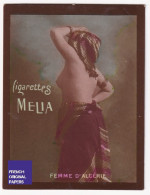 Femme D'Algérie - Cigarettes Mélia 1910 Photo Femme Sexy Lady Pin-up Nue Vintage érotique Sein Nu Ethnique Alger A62-17 - Melia