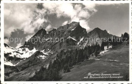 11754521 Brunni Engelberg Berghaus Surenen Mit Brunnistock Und Surenenpass  - Other & Unclassified