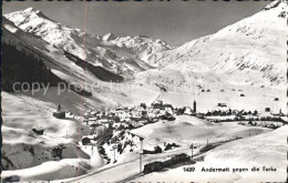 11754413 Andermatt Mit Furkablick Andermatt - Autres & Non Classés