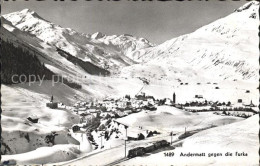 11754412 Andermatt Mit Furkablick Andermatt - Autres & Non Classés