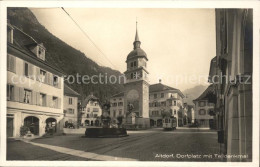 11754234 Altdorf UR Dorfplatz Mit Telldenkmal Altdorf UR - Autres & Non Classés