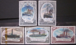 RUSSIA ~ 1976 ~ S.G. NUMBERS 4598 - 4602. ~ ICEBREAKERS. ~ MNH #03585 - Nuovi