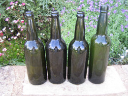 *** 4 BOUTEILLES DE BIERE ALLEMANDES DIFFERENTES DE 1914 1918 WW1 *** - 1914-18