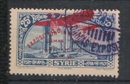 SYRIE - 1929 - PA N°YT. 49 - Exposition De Damas 25pi Bleu - Oblitéré / Used - Gebruikt