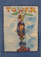 Carte Postale (Tower Records) Tower, The Internet's Real Record Store - Illustration : Jeff Ringer (totem) - Werbepostkarten