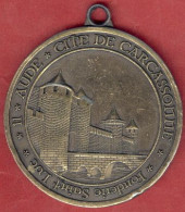 ** MEDAILLE  CARCASSONNE  -  FONDERIE  SAINT  LUC  -  UNESCO ** - Autres & Non Classés