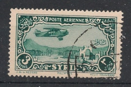 SYRIE - 1930 - PA N°YT. 53 - Avion 3pi Vert-bleu - Oblitéré / Used - Gebruikt