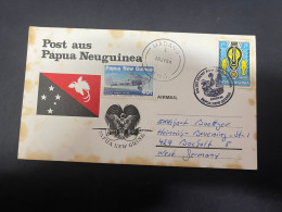 4-5-2024 (4 Z 9) Letter Posted From Papua New Guinea To West Germany (1984) Some Rust - Papoea-Nieuw-Guinea