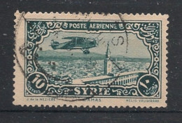 SYRIE - 1930 - PA N°YT. 55 - Avion 10pi Vert-bleu - Oblitéré / Used - Gebraucht