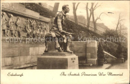 11752022 Edinburgh Scottish American War Memorial Relief Valentine's Post Card E - Autres & Non Classés