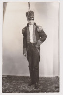 Young Man, Guy With Funny Carnival Costume, Vintage Orig Photo 8.8x14cm. (1154) - Personas Anónimos