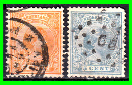 PAISES BAJOS ( EUROPA )  SELLO AÑO 1891 - 1893  REINA GUILLERMINA - Used Stamps