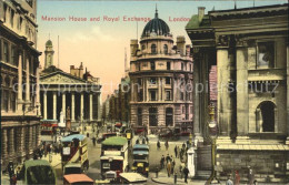 11751859 London Mansion House And Royal Exchange Doppeldeckerbus - Autres & Non Classés