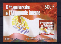 POLYNÉSIE FRANÇAISE BLOC 2001 Y&T N° 26 NEUF** - Blocks & Kleinbögen