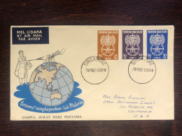 MALAYSIA  FDC COVER 1962 YEAR  MALARIA HEALTH MEDICINE STAMPS - Malayan Postal Union