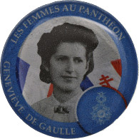 France, Jeton, Femmes Au Panthéon - Geneviève De Gaulle, Nickel, TTB - Other & Unclassified