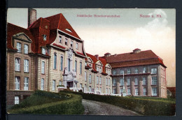 AK Neuss Um 1920 Städtische Krankenanstalten, Coloriert (PK0272 - Autres & Non Classés