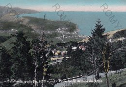 CARTOLINA  C10 MONTE FAITO M.1100,NAPOLI,CAMPANIA-PENISOLA SORRENTINA DA FAITO-MARE,VACANZA,BELLA ITALIA,VIAGGIATA 1968 - Napoli