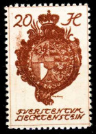 LIECHTENSTEIN 1920 Nr 28 Postfrisch X263FBE - Ungebraucht