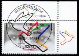 BRD 1998 Nr 2025 ZENTR-ESST ECKE-ORE X2CBCAA - Used Stamps