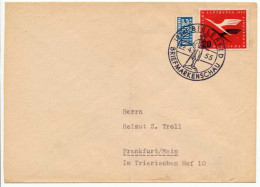 BRD 1955 Nr 208 BRIEF EF X3FDD92 - Covers & Documents