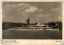 Dampfer Karlsruhe Vor Überlingen - Ueberlingen