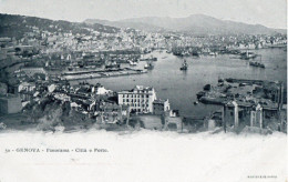 GENOVA - PANORAMA - CITTA E PORTO - F.P. - Genova (Genua)