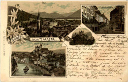 Gruss Aus Thun - Litho - Thun